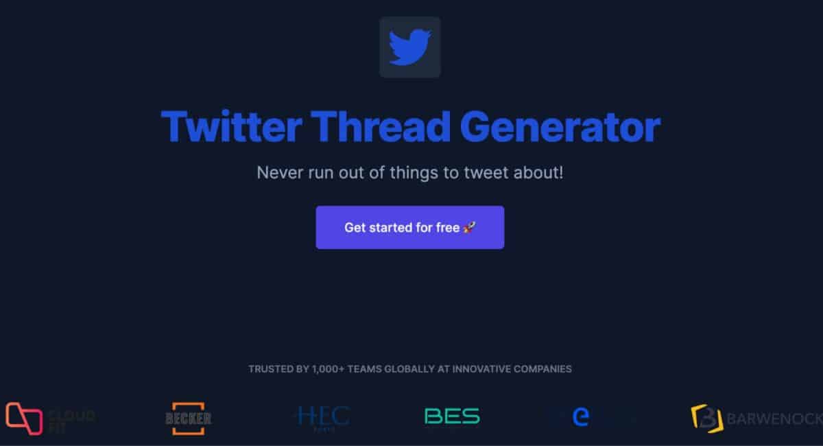 créer un thread sur Twitter