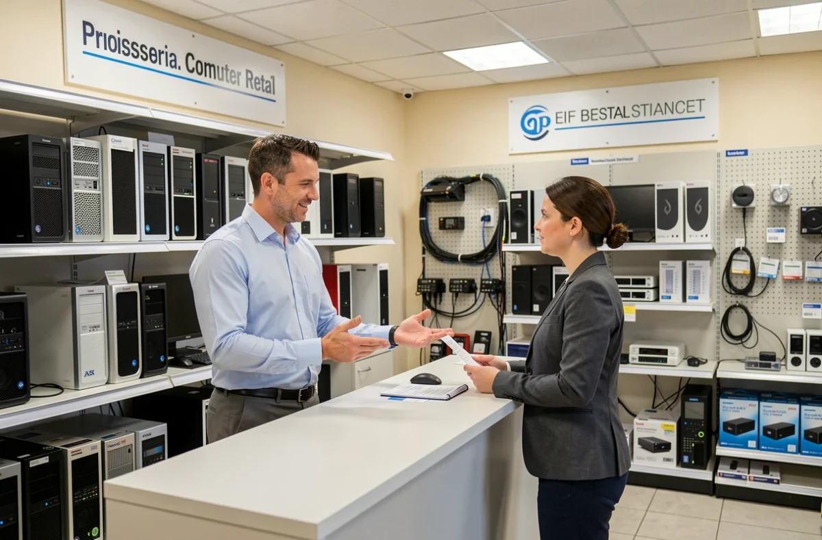 Magasin Eleo Informatique avec équipements réseau et solutions informatiques pour professionnels