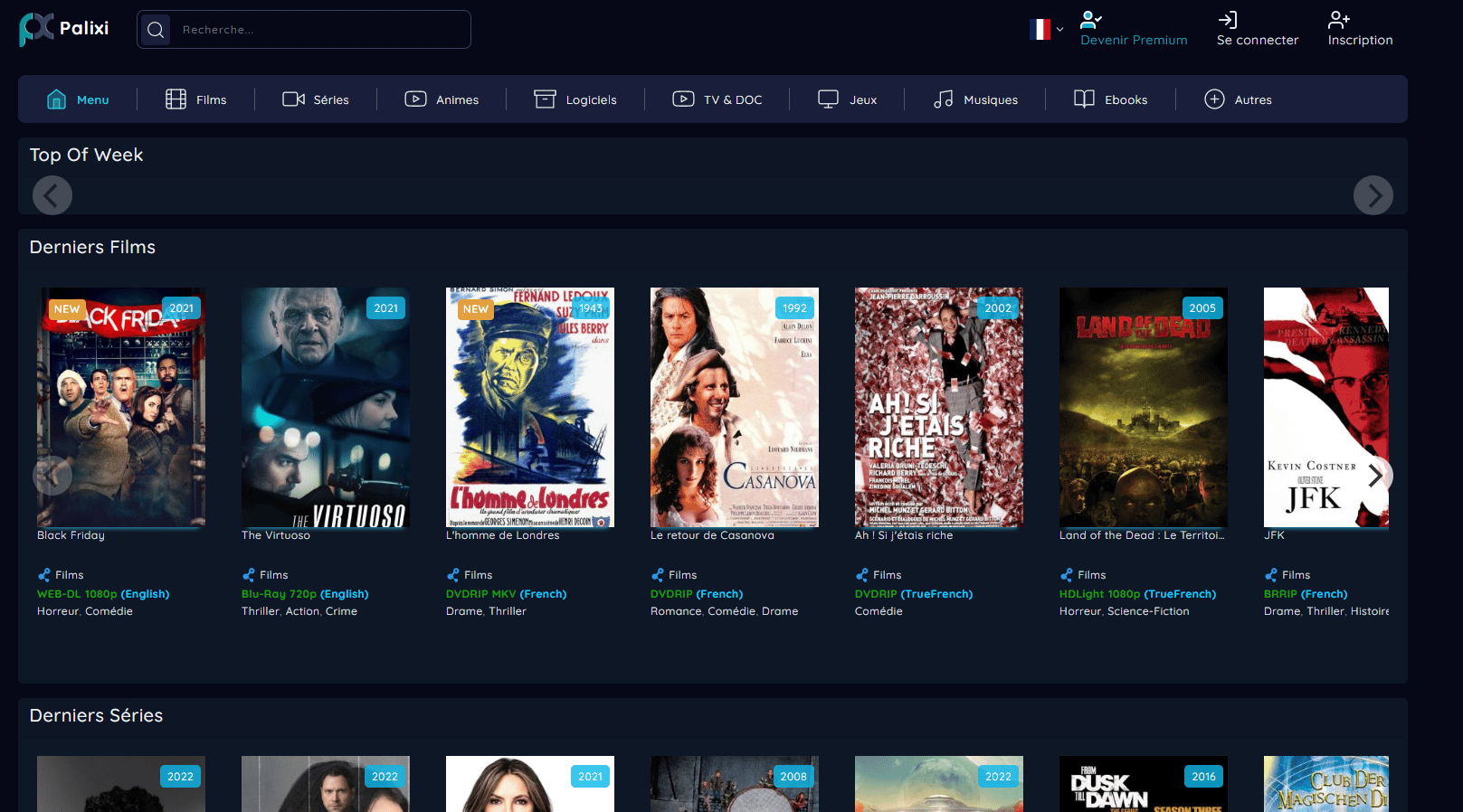 Quels sont les meilleurs sites de warez chez Palixi